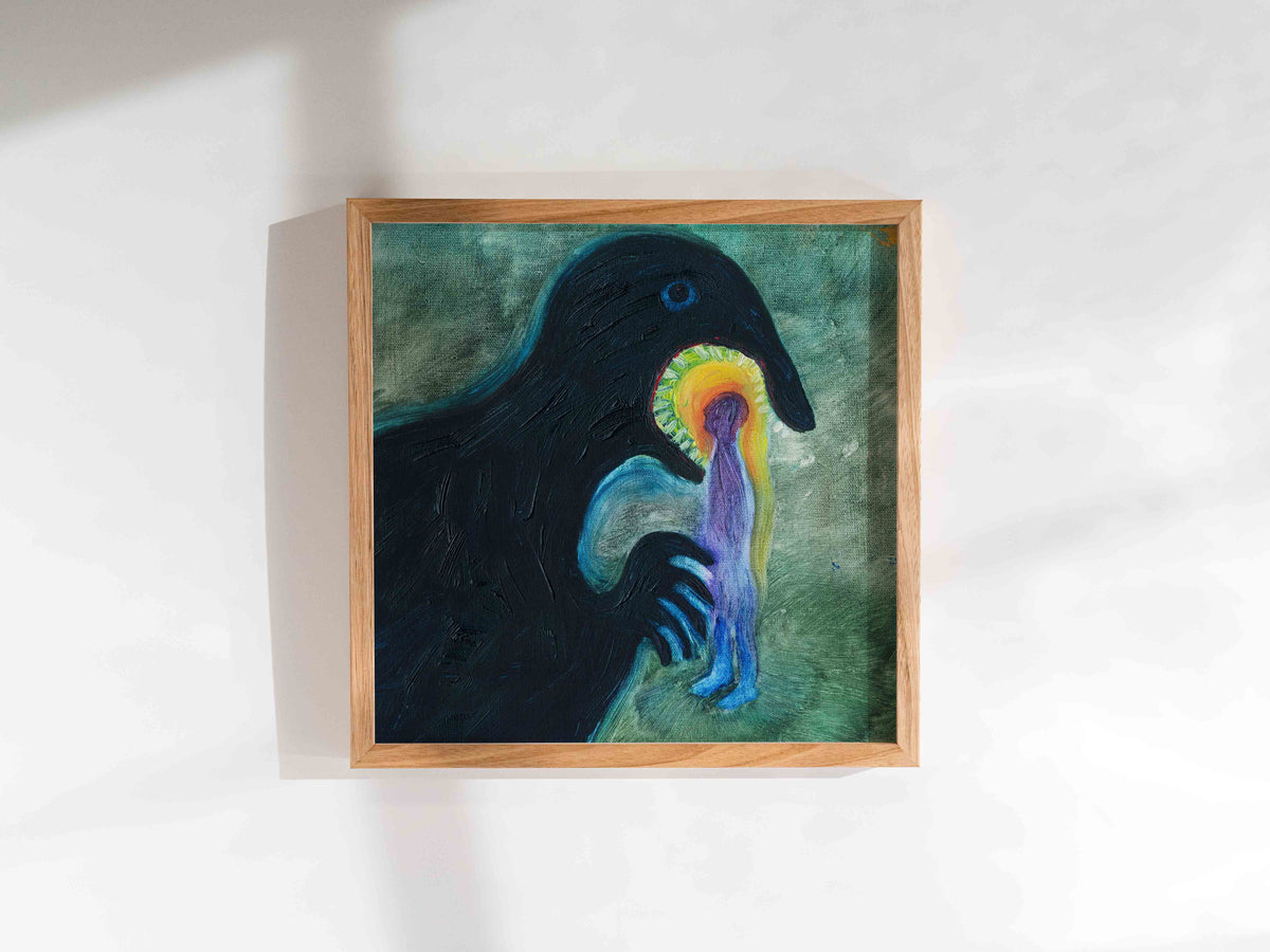 Print of ''Searching for love in all the wrong places''