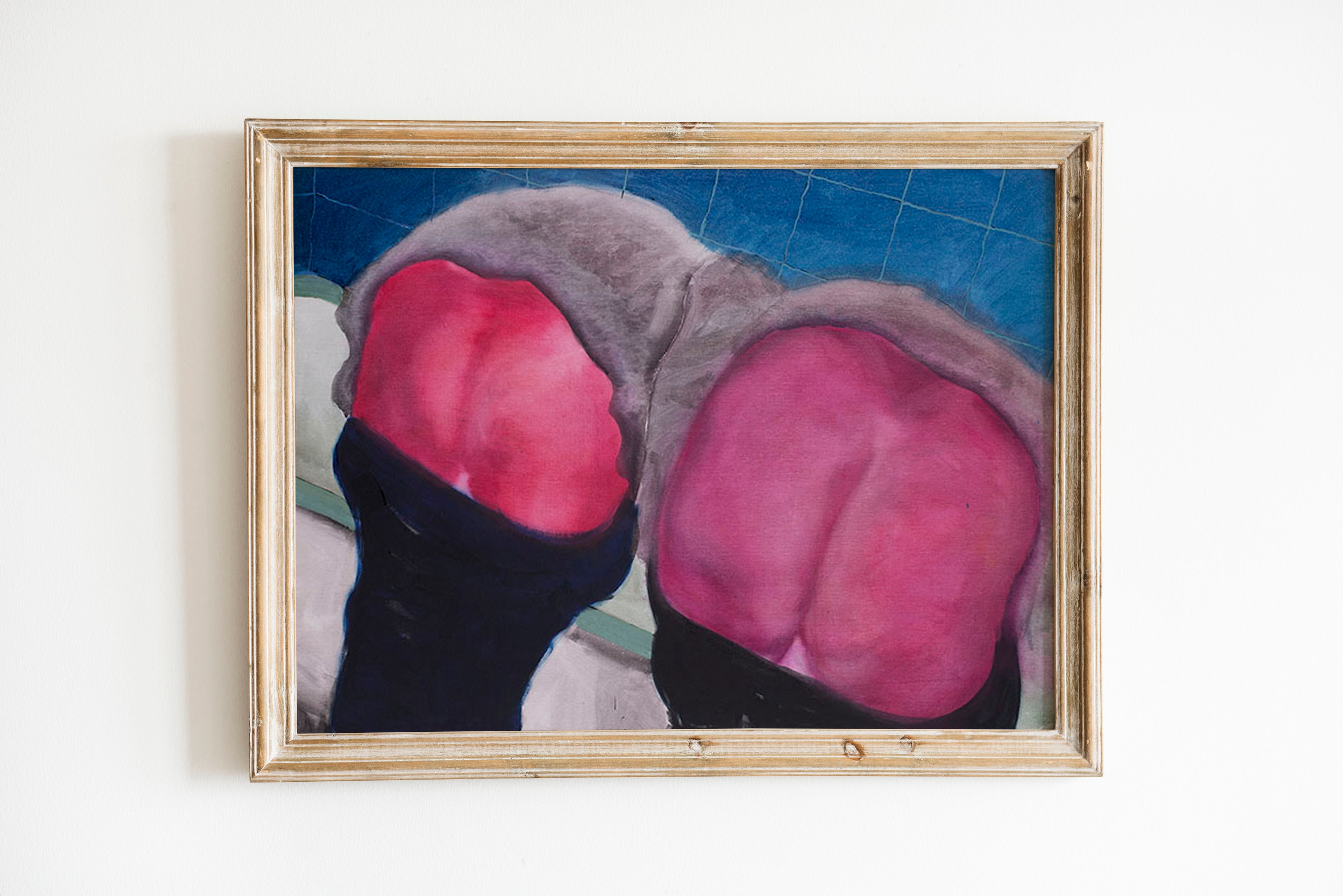 print of ''EXPOSURE OF 4 CHEEKS''