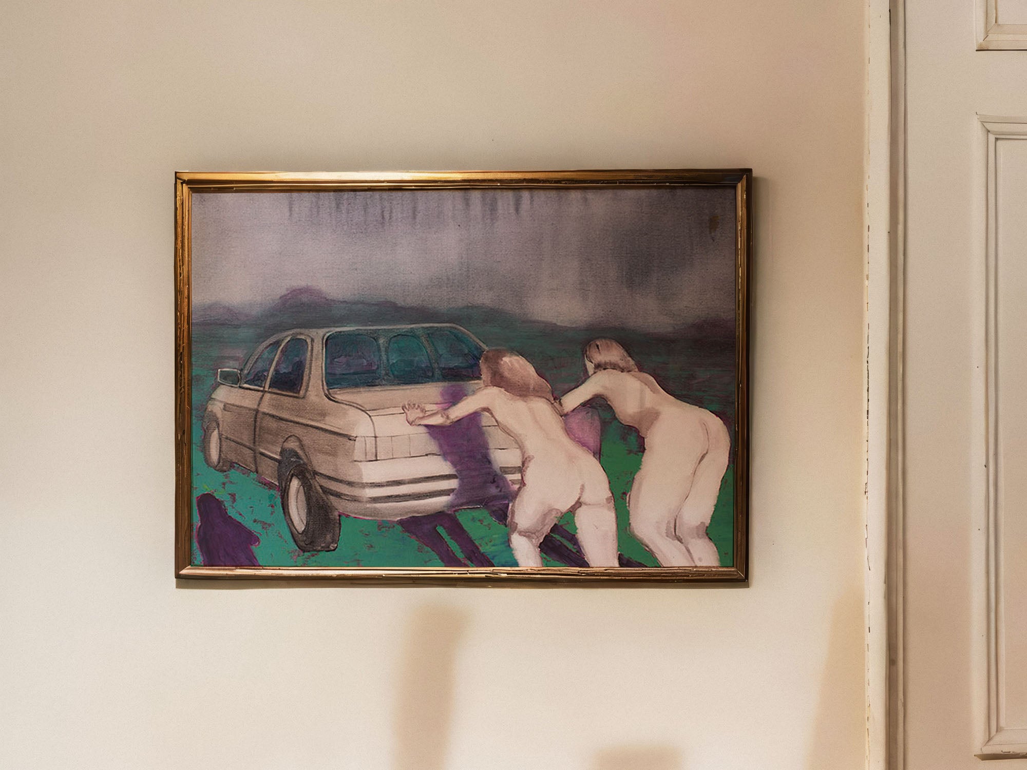 print of ''HORSEPOWER OF TWO BUTTS''