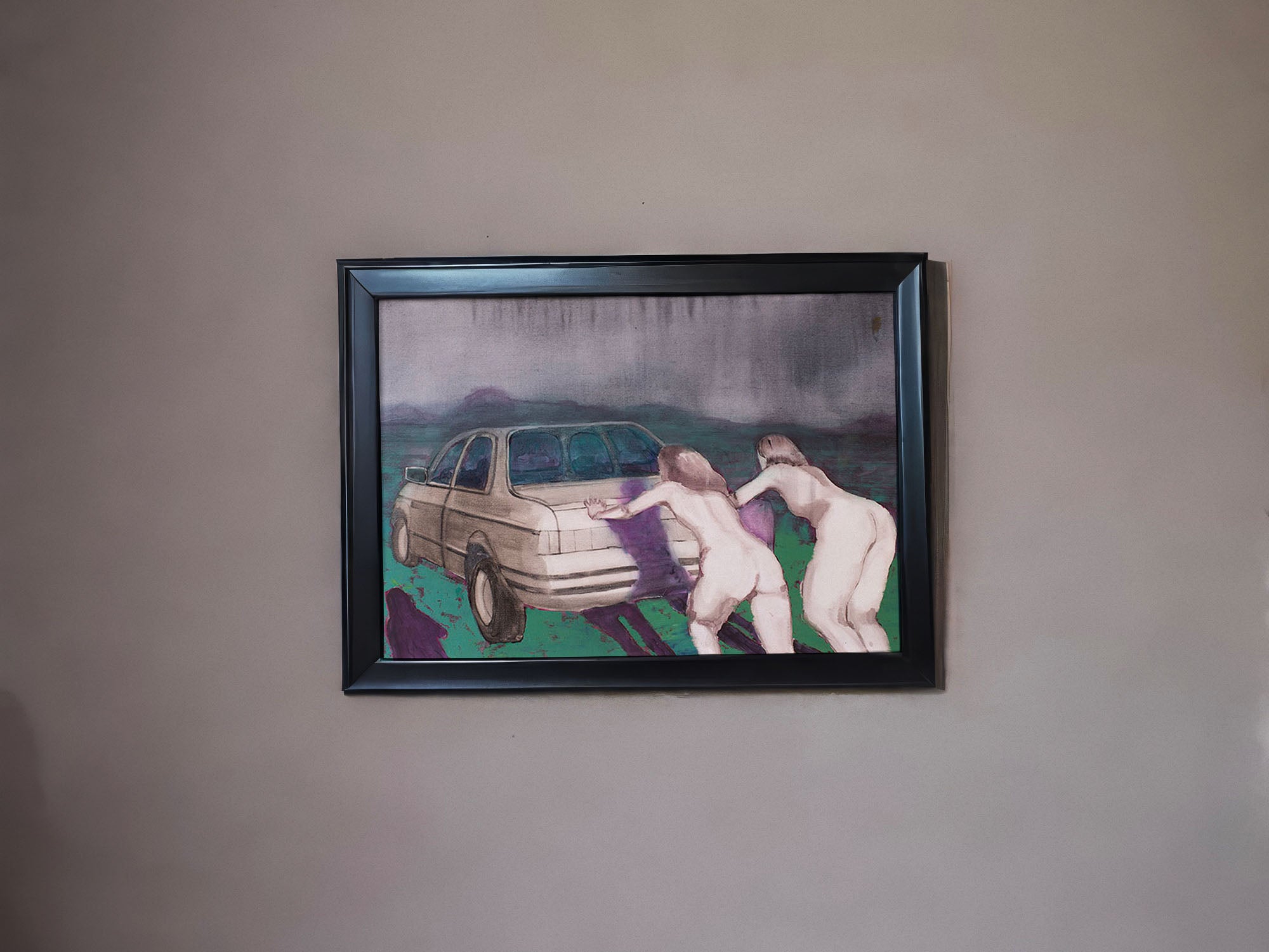 print of ''HORSEPOWER OF TWO BUTTS''