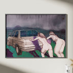 print of ''HORSEPOWER OF TWO BUTTS''