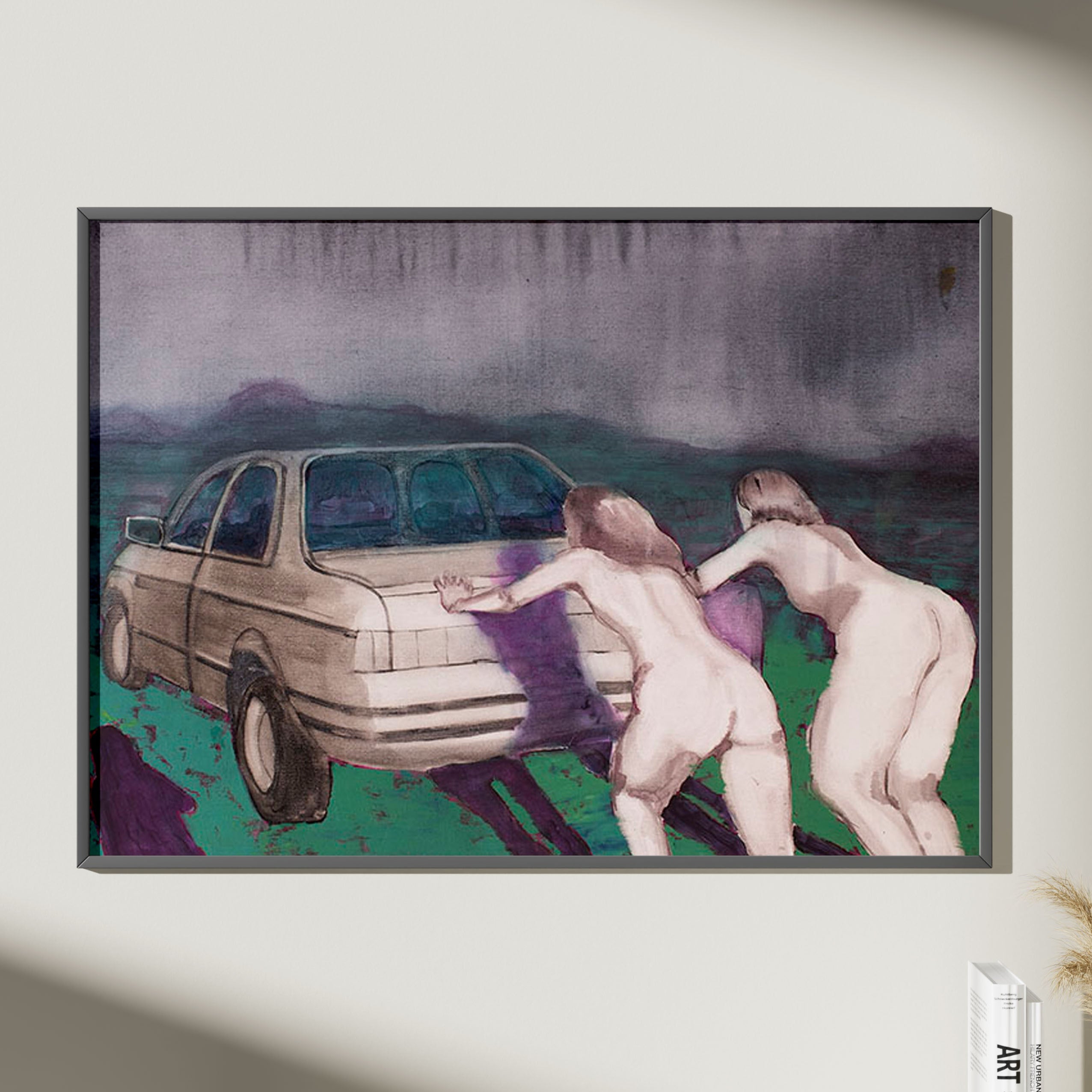 print of ''HORSEPOWER OF TWO BUTTS''