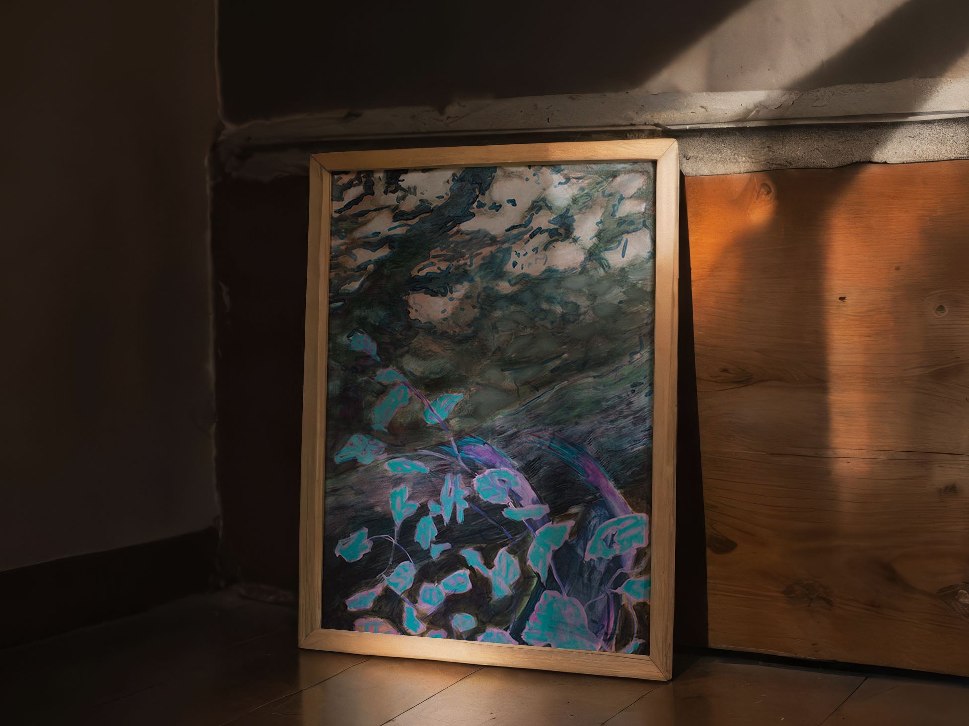 print of ''STUCK IN A FOREST''